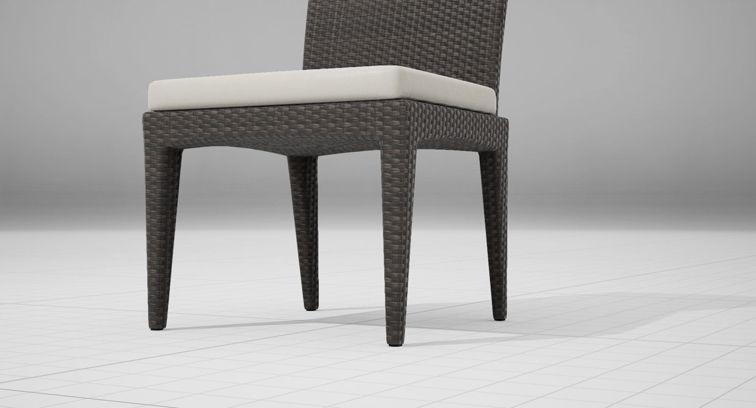 Dedon Panama Chair 003 UE4 Low-poly 3D model_2