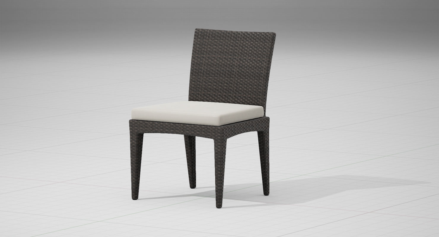 Dedon Panama Chair 003 UE4 Low-poly 3D model_1