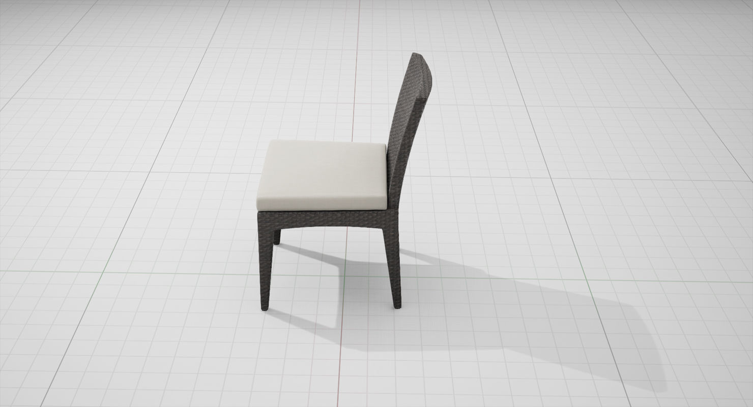 Dedon Panama Chair 003 UE4 Low-poly 3D model_11