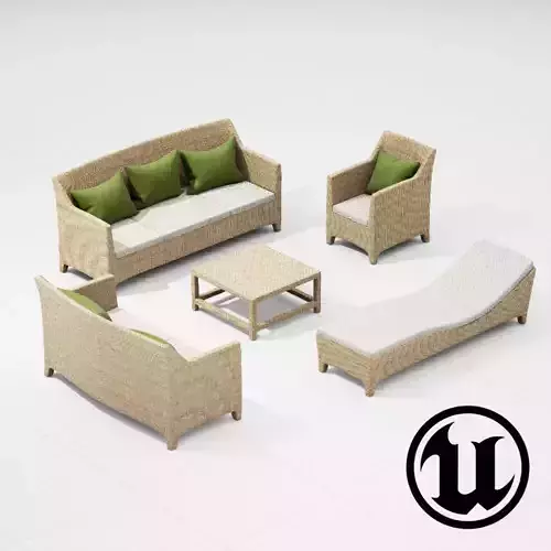 Dedon Barcelona Set UE4