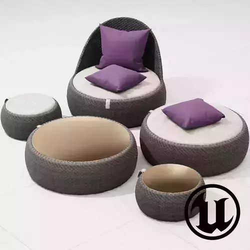 Dedon Dala Set 3D model
