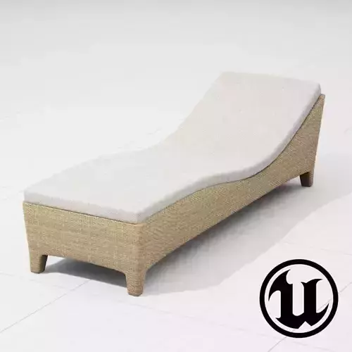 Dedon Barcelona Lounge UE4 Low-poly 3D model