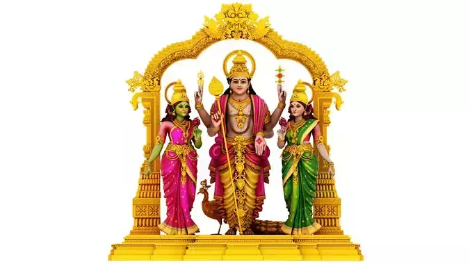lord god muruga murugan  3D model