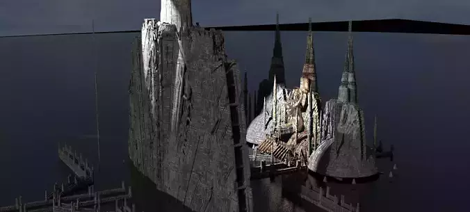 Alien Holy Temples Kit bash 4