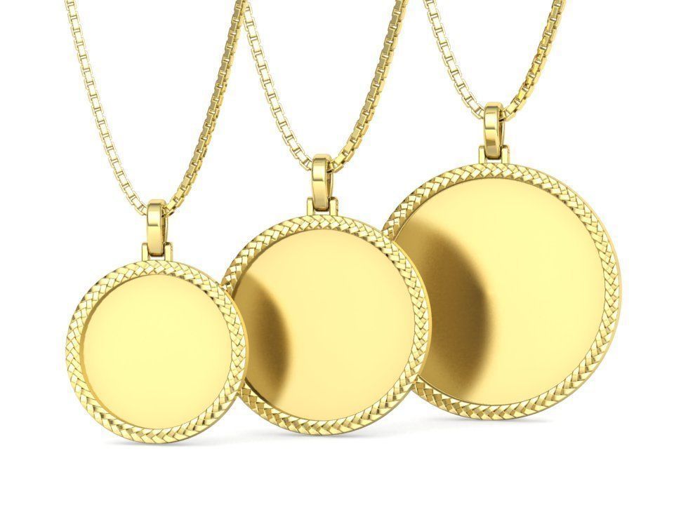 Memory Frame Pendants Collection 25mm 30mm 35mm _5