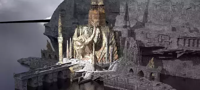 Alien Holy Temples Kit bash 8