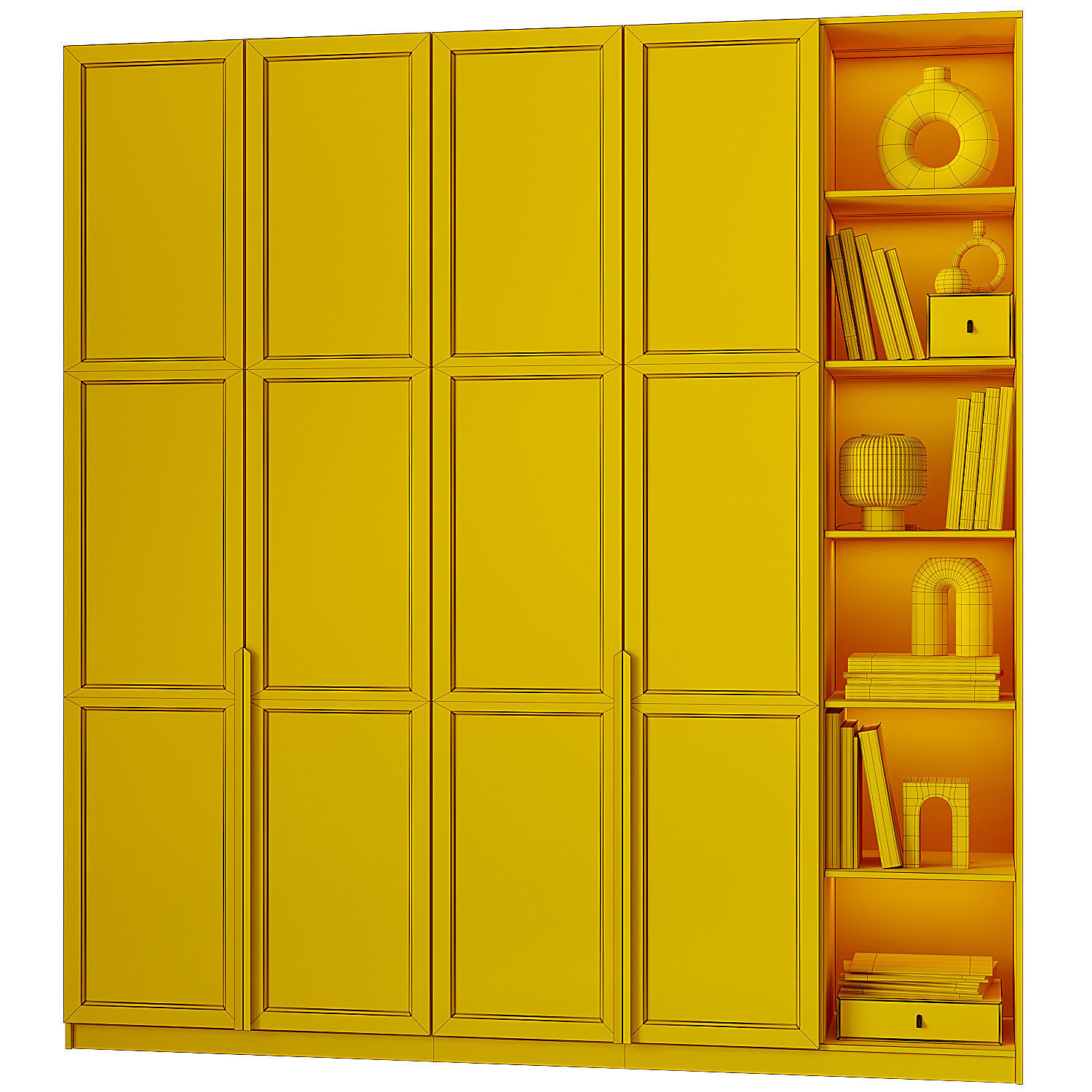 Wardrobe 12 3D model_10