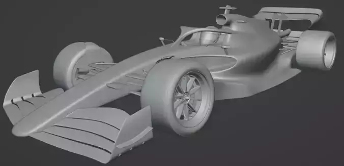 Formula 1 2022 Race Car High Poly 3D Model