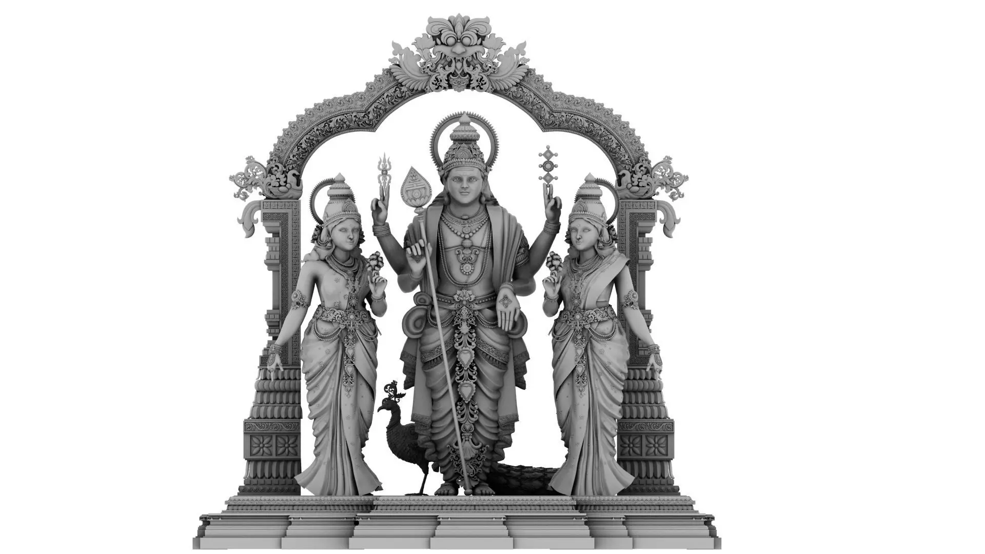 lord god muruga  3D model_0