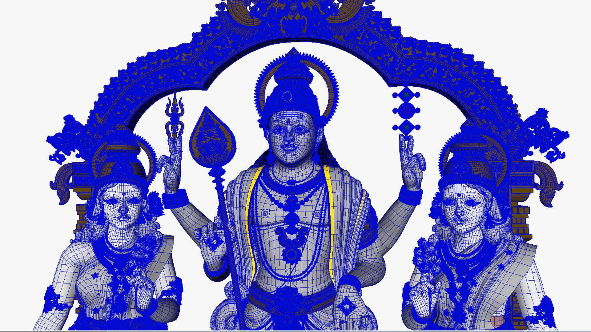 lord god muruga  3D model_3