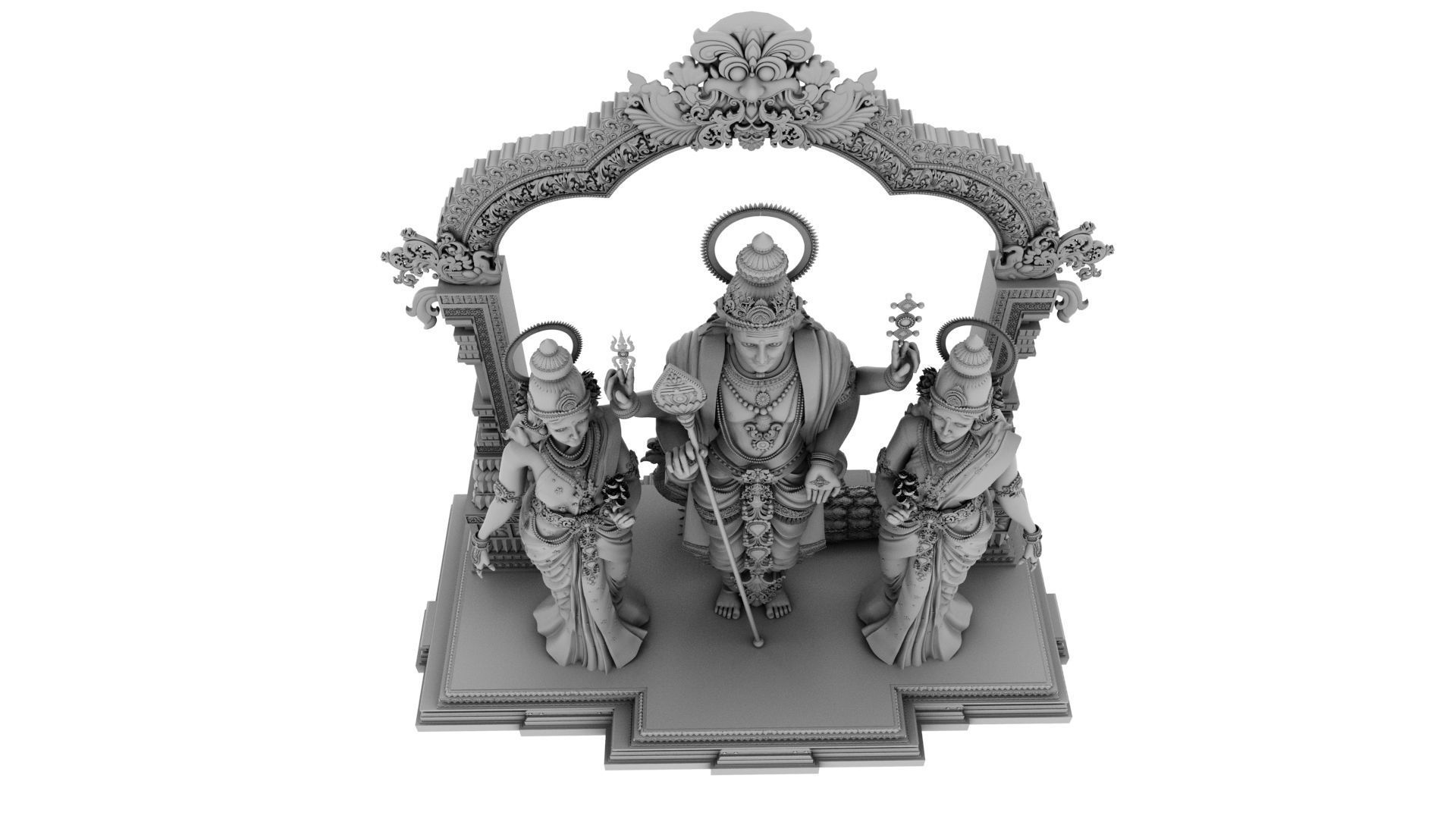 lord god muruga  3D model_10