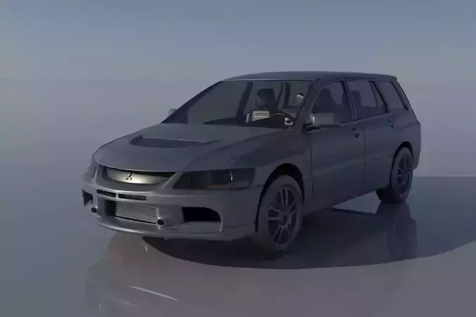 Mitsubishi Lancer Evolution 8 Wagon 3D print model