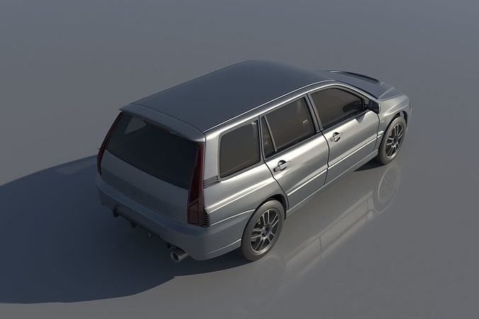 Mitsubishi Lancer Evolution 8 Wagon 3D print model 5