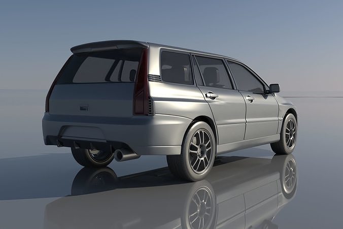 Mitsubishi Lancer Evolution 8 Wagon 3D print model 4