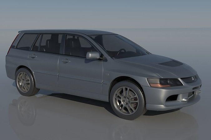 Mitsubishi Lancer Evolution 8 Wagon 3D print model 7