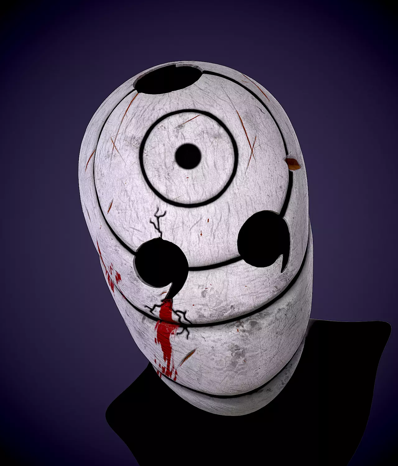 Obito Mask 3D model_0