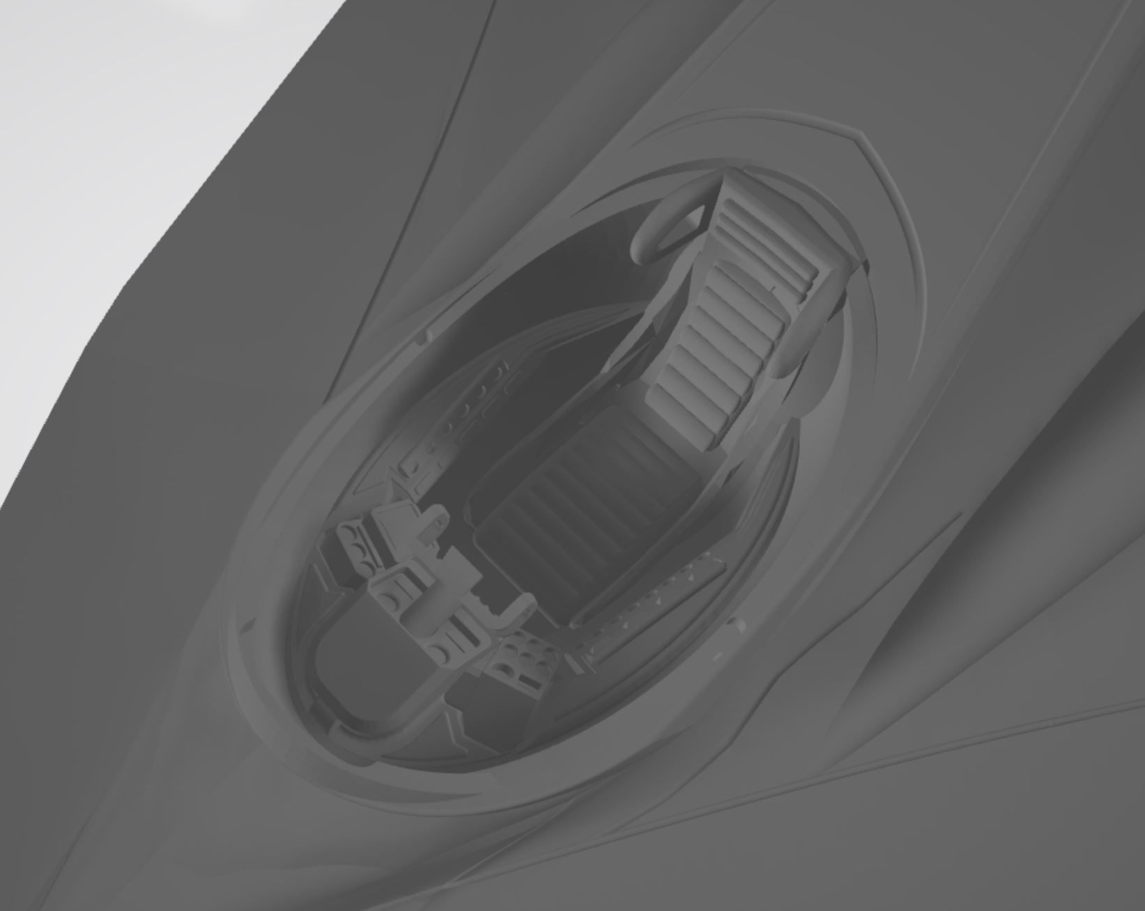 Brain Condor Whitout Fairing Great Mazinger 3D print model_6