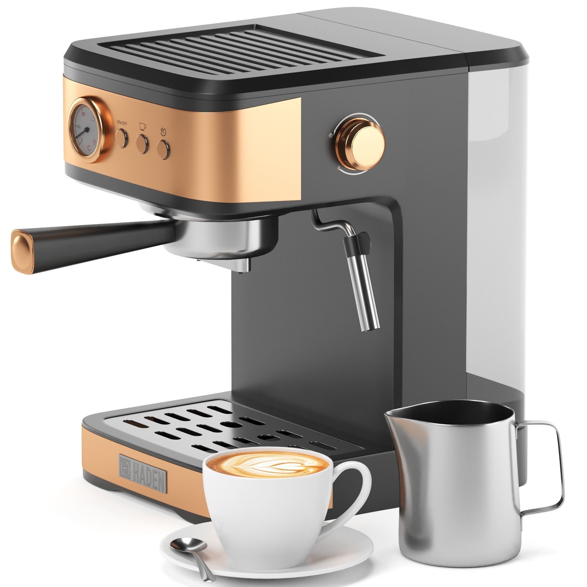 HADEN coffee machine 3D model_5