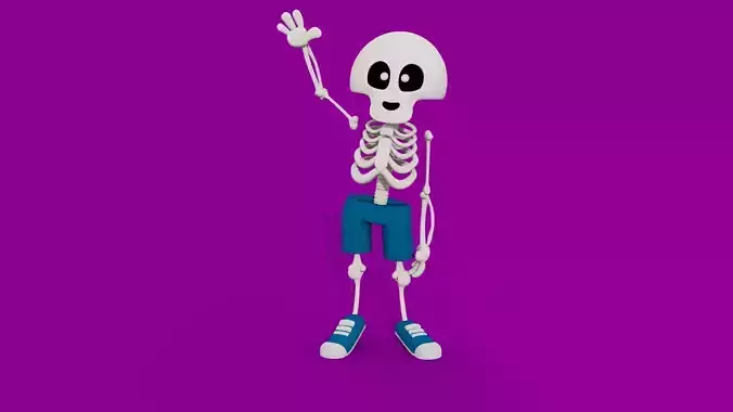 Mr Skeleton - Rigged