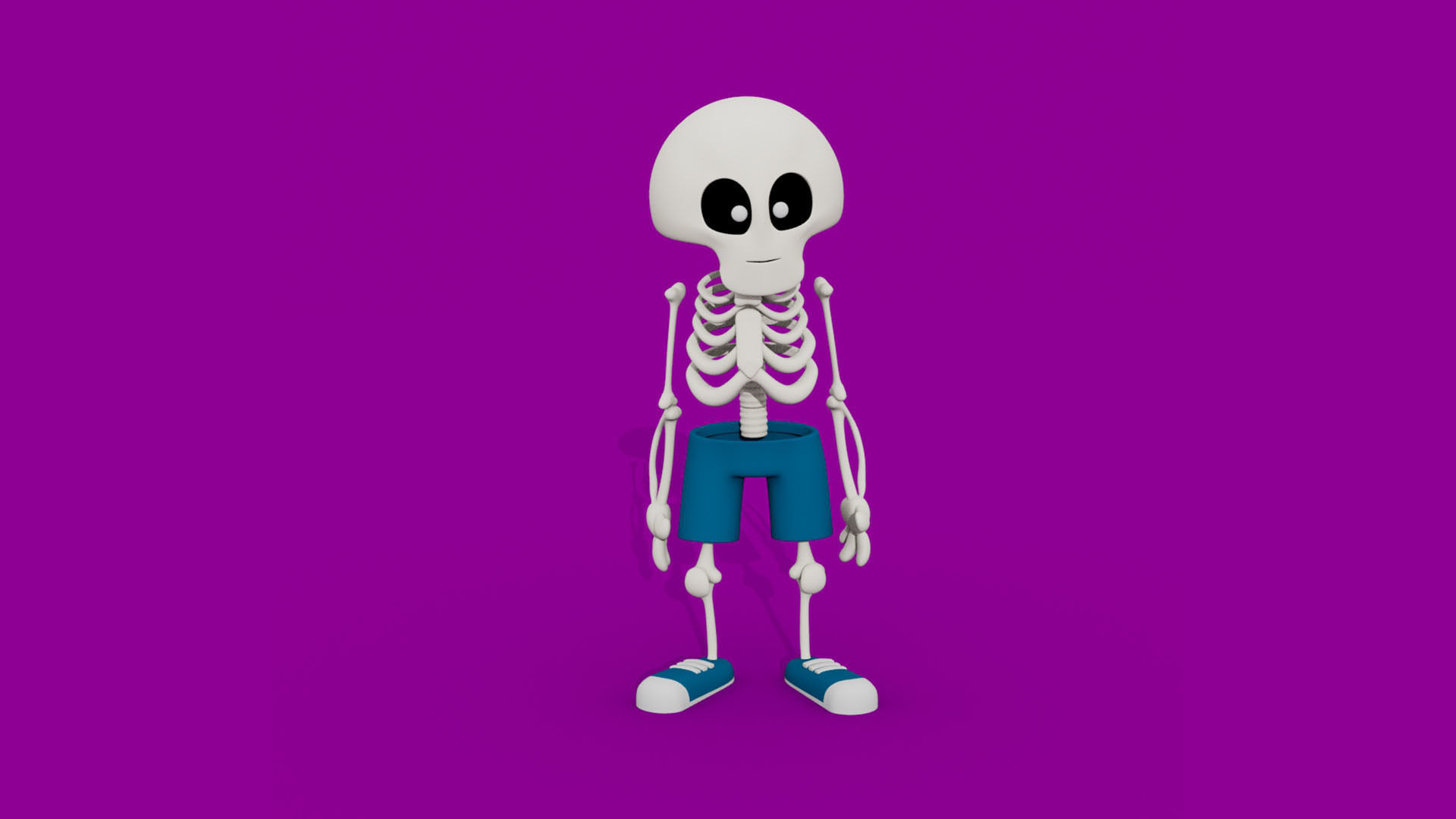 Mr Skeleton - Rigged 3D model_3