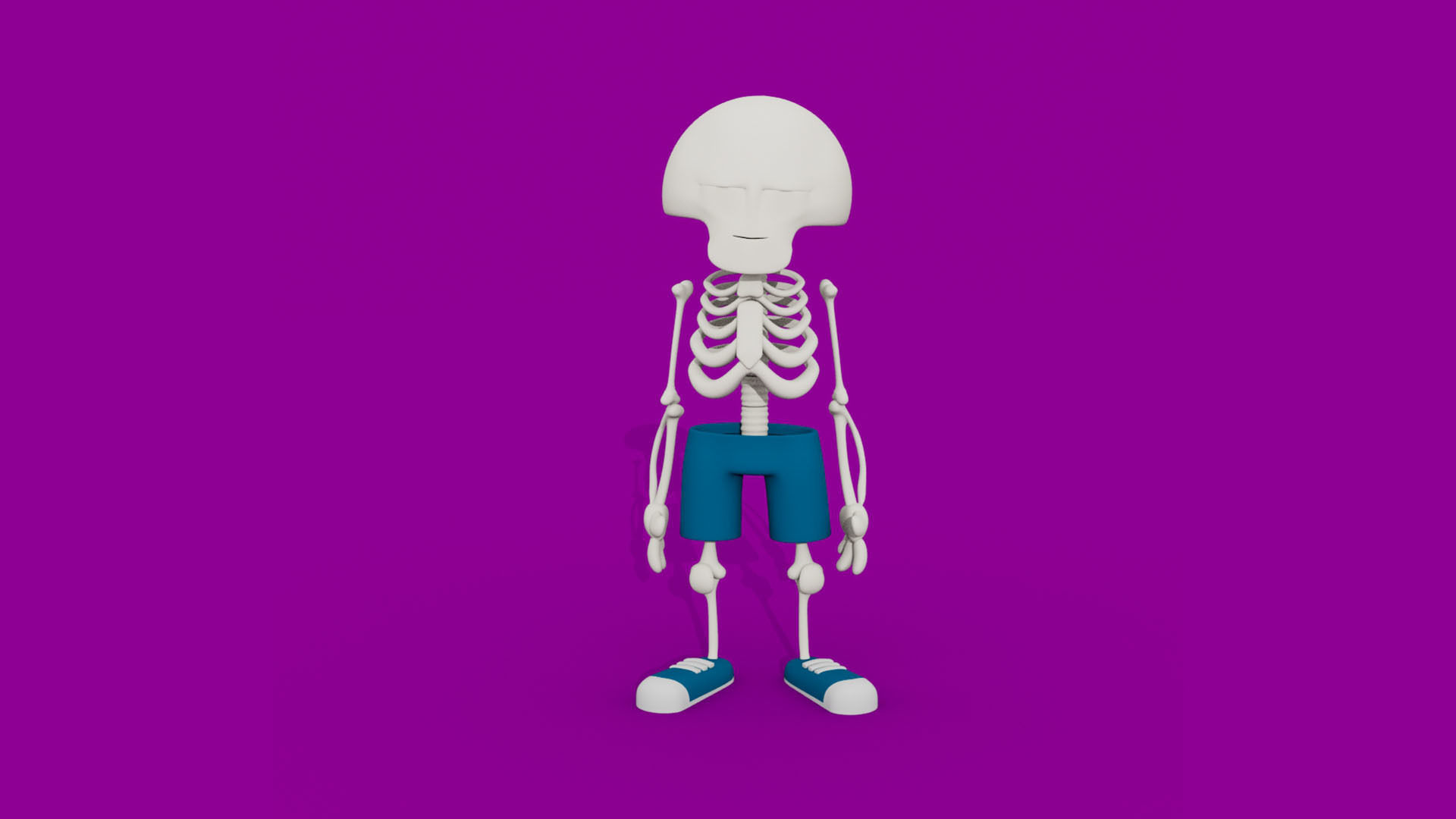 Mr Skeleton - Rigged 3D model_4