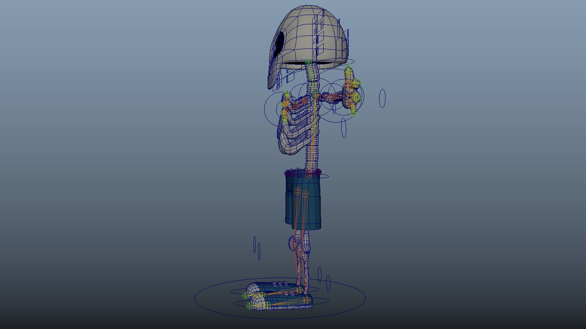 Mr Skeleton - Rigged 3D model_6