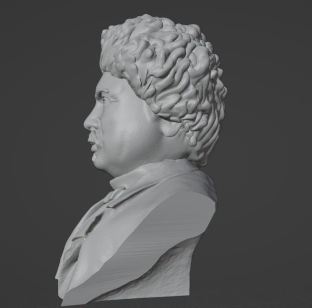 Alexandre Dumas 3D print model_19