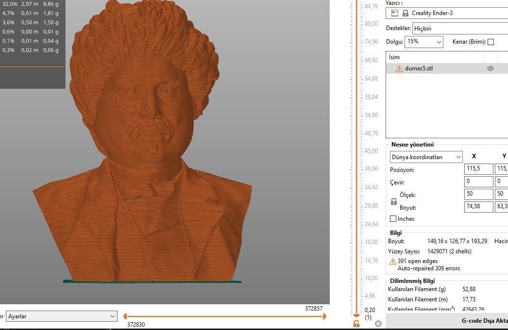 Alexandre Dumas 3D print model_1