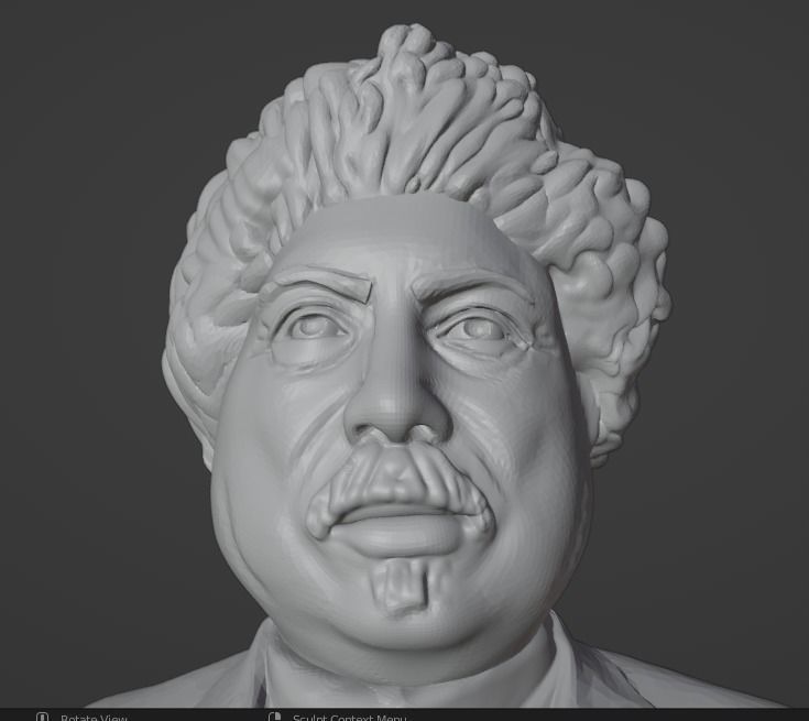 Alexandre Dumas 3D print model_5