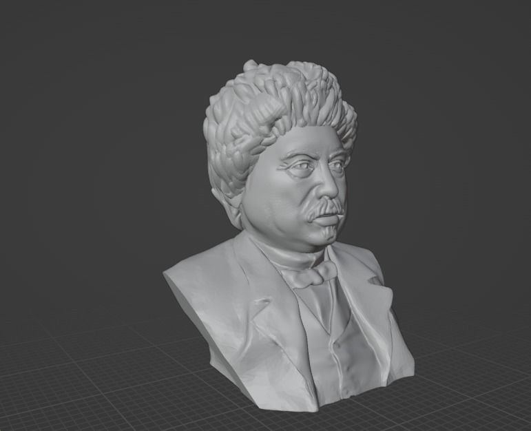 Alexandre Dumas 3D print model_14