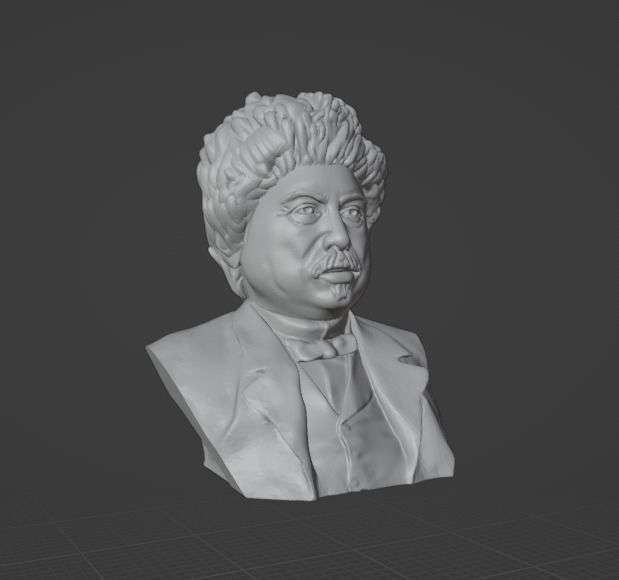 Alexandre Dumas 3D print model_10