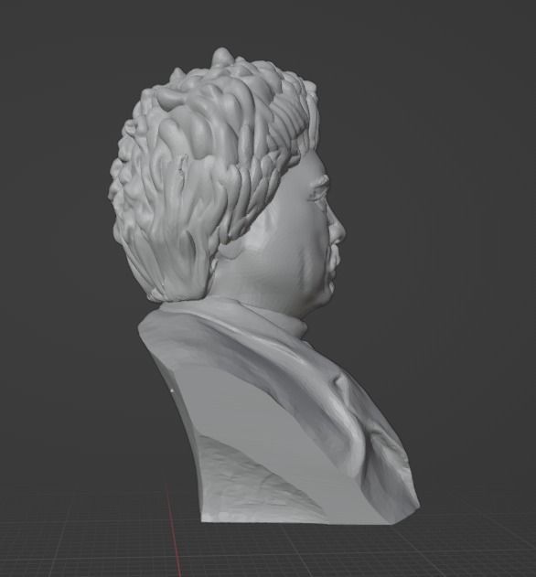 Alexandre Dumas 3D print model_16