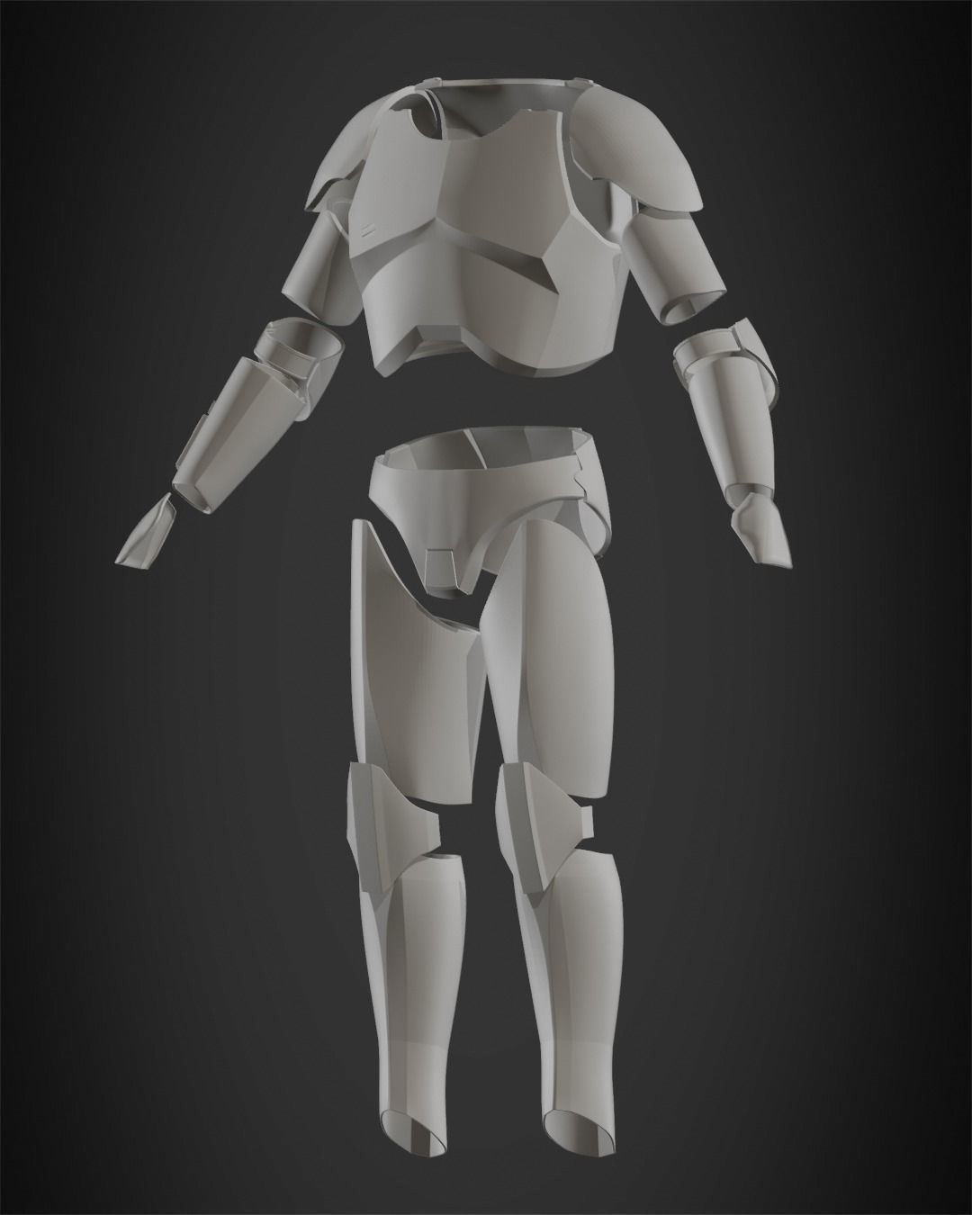 Purge Trooper Armor for Cosplay 3D print model_10