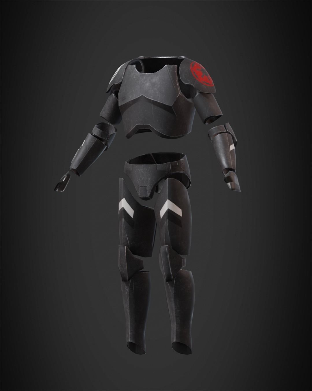 Purge Trooper Armor for Cosplay 3D print model_3