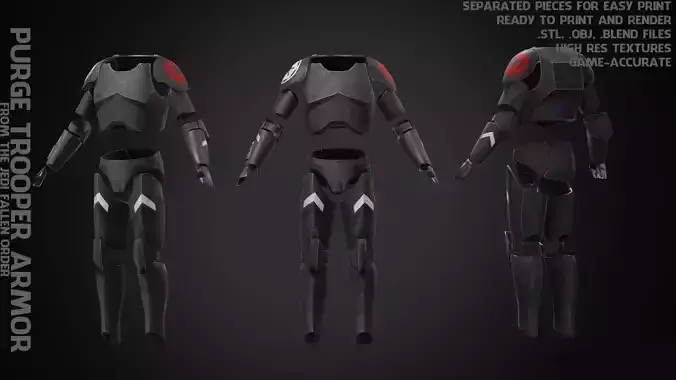 Purge Trooper Armor for Cosplay 3D print model