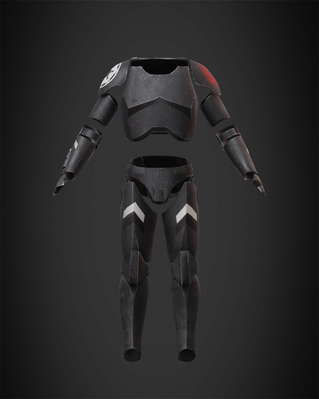 Purge Trooper Armor for Cosplay 3D print model_2