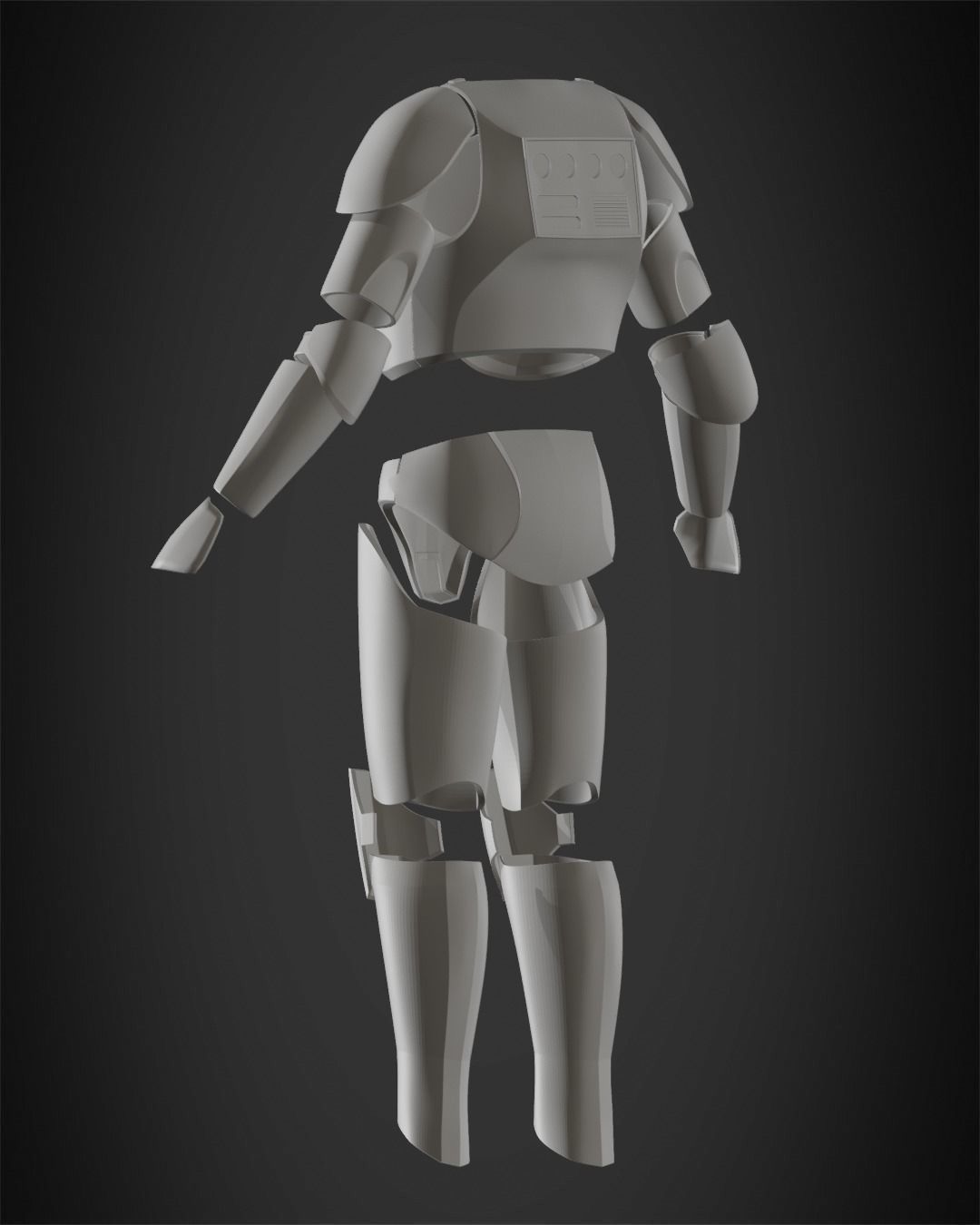 Purge Trooper Armor for Cosplay 3D print model_11