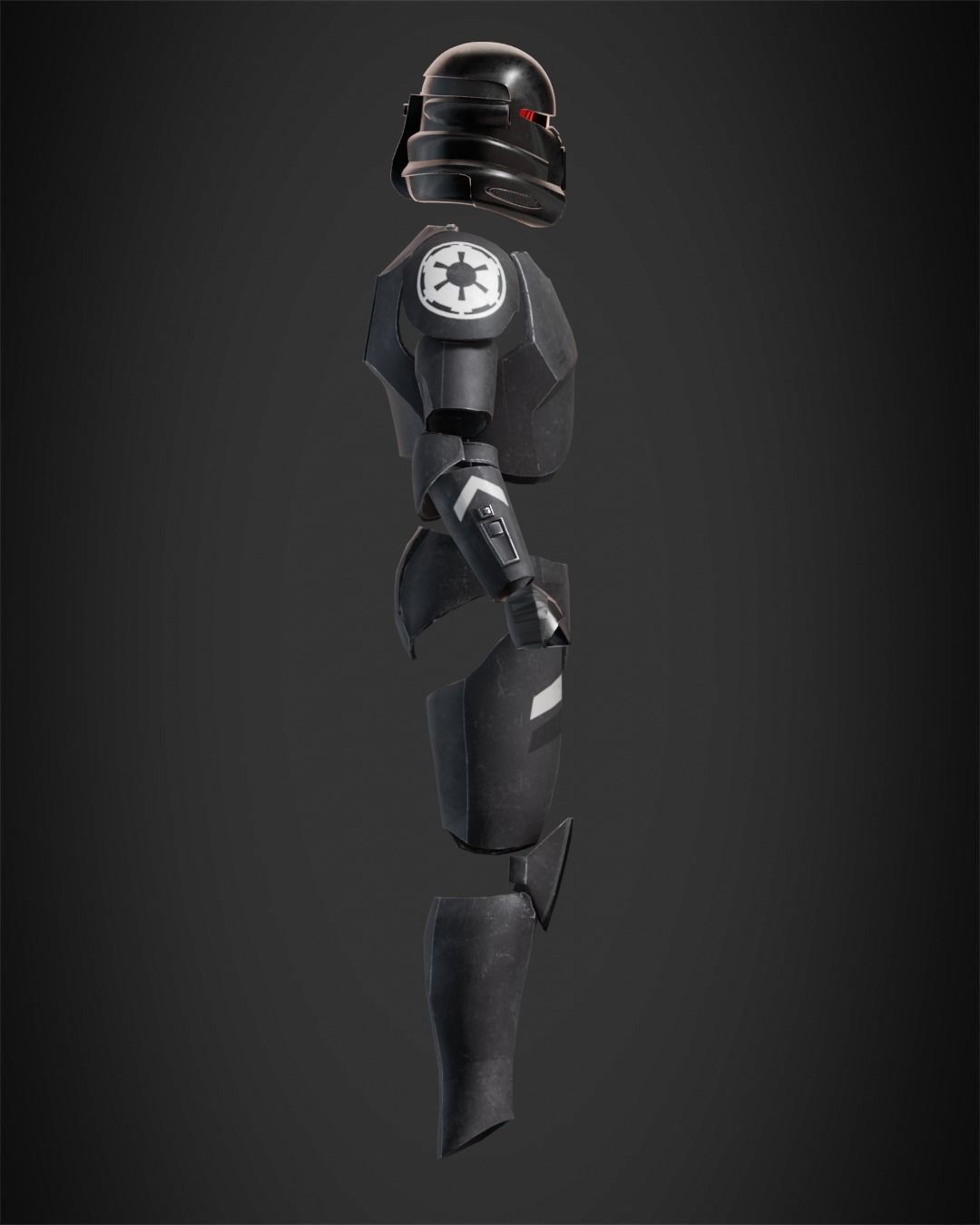 Purge Trooper Armor and Helmet for Cosplay 3D Model Collection_7