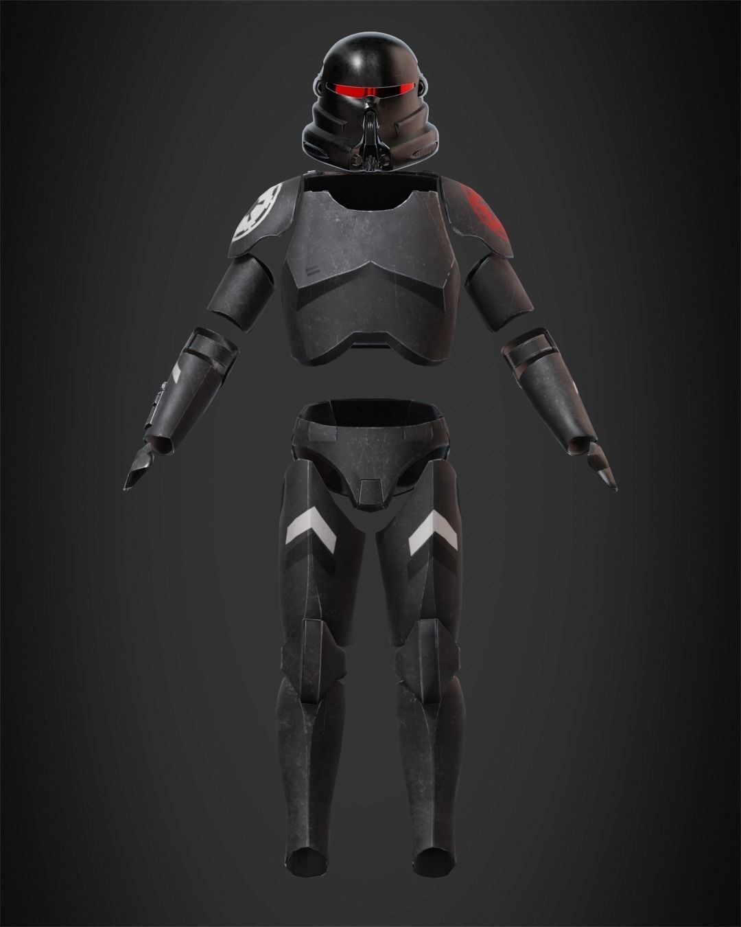 Purge Trooper Armor and Helmet for Cosplay 3D Model Collection_1