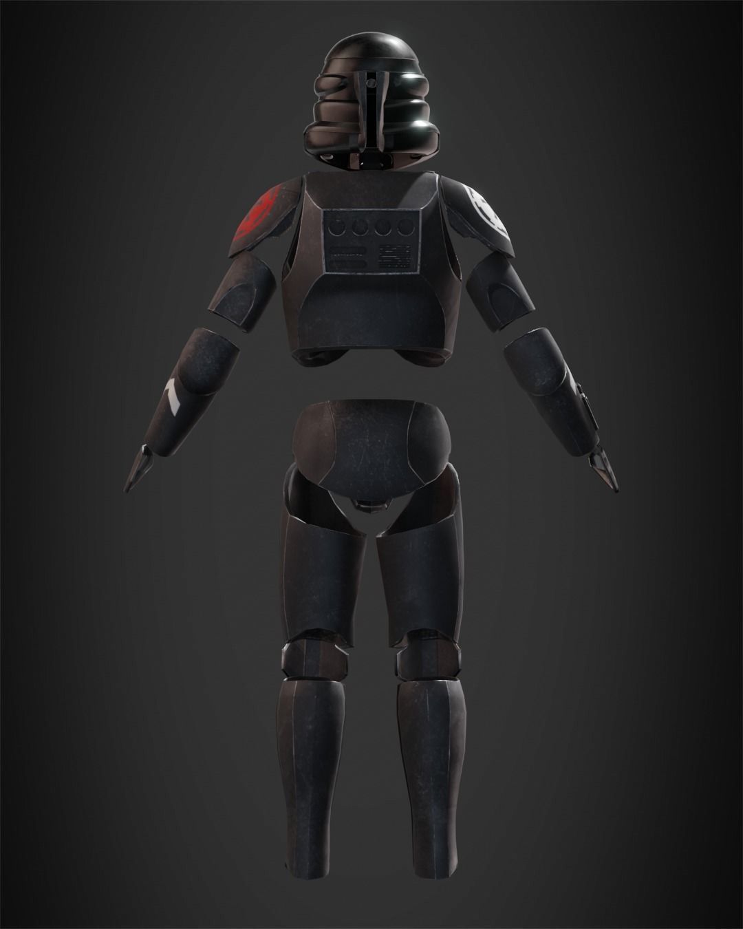 Purge Trooper Armor and Helmet for Cosplay 3D Model Collection_5