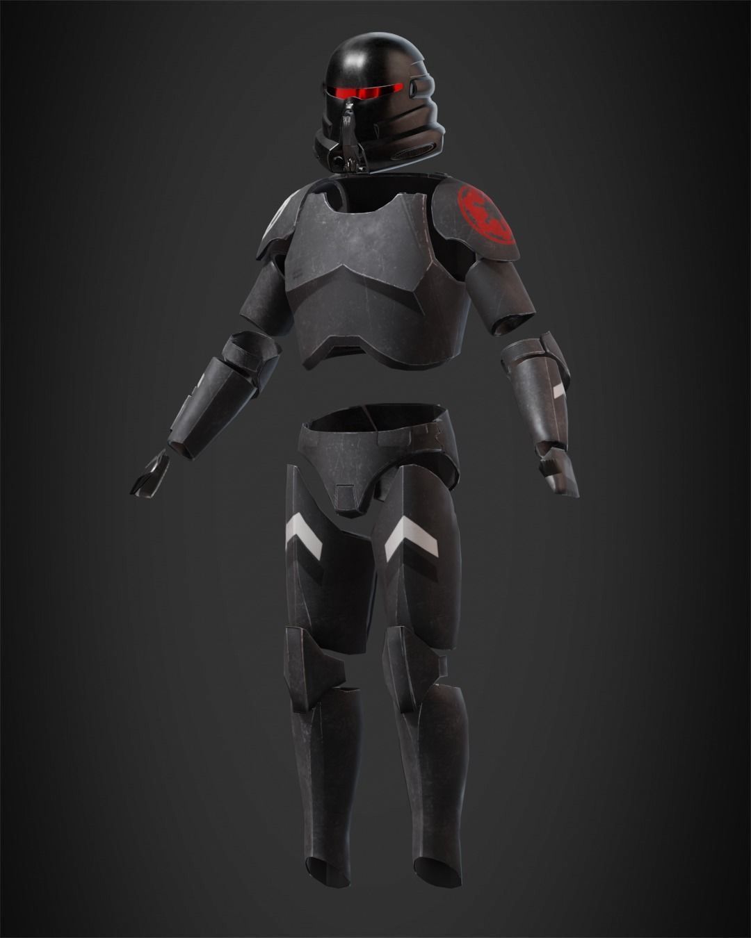 Purge Trooper Armor and Helmet for Cosplay 3D Model Collection_2