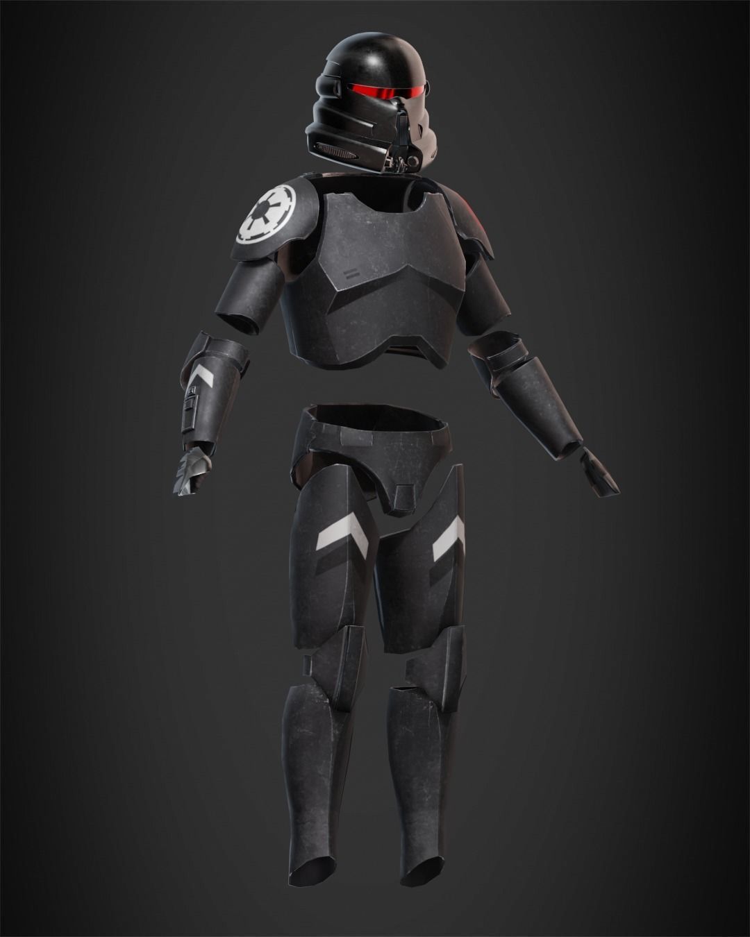 Purge Trooper Armor and Helmet for Cosplay 3D Model Collection_8
