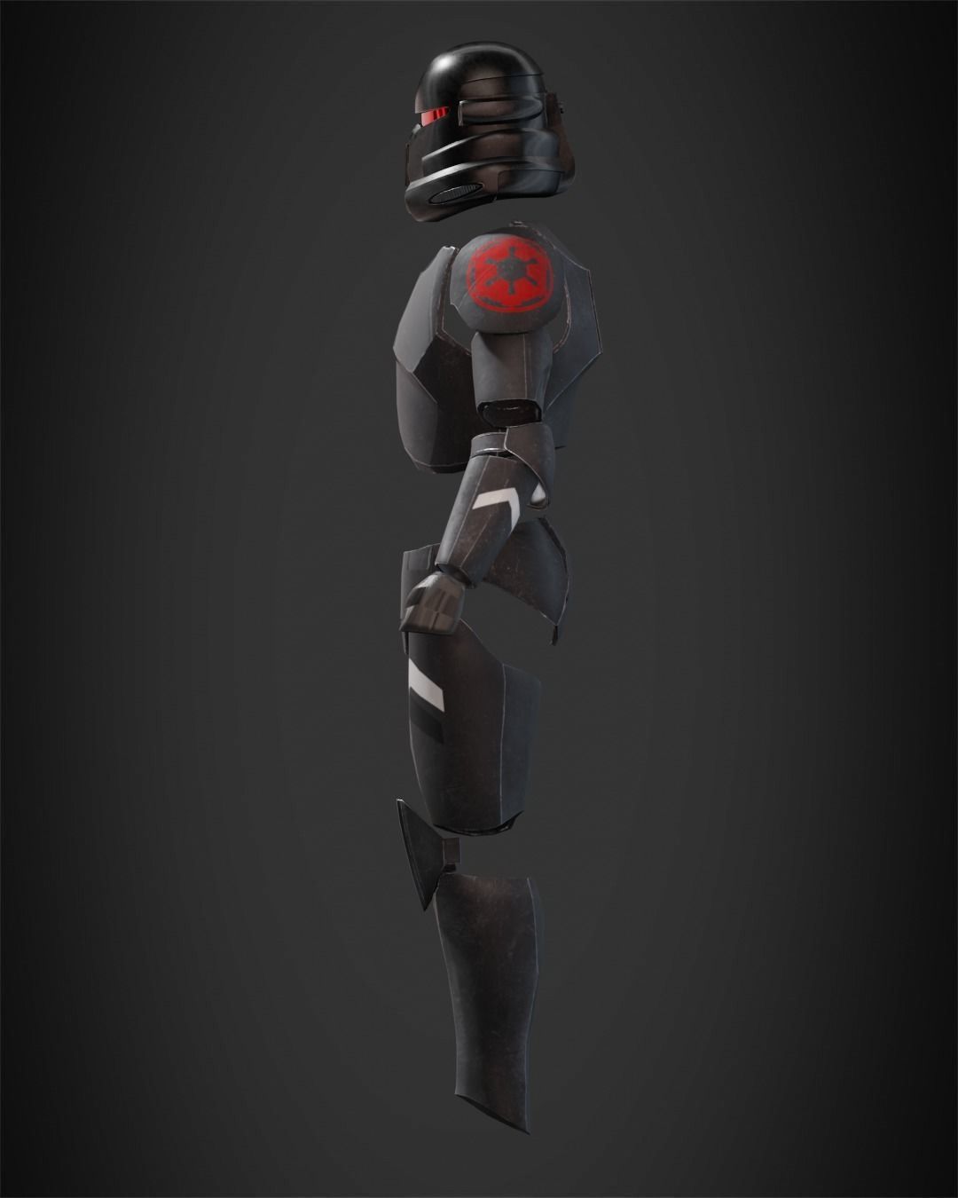 Purge Trooper Armor and Helmet for Cosplay 3D Model Collection_3