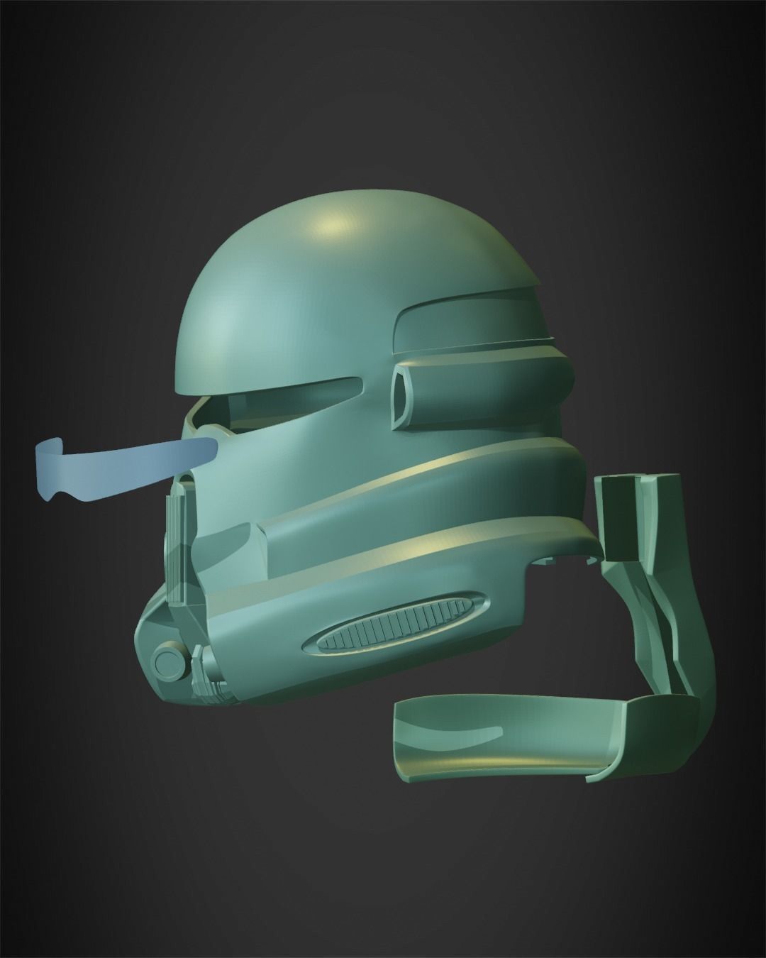 Purge Trooper Armor and Helmet for Cosplay 3D Model Collection_9