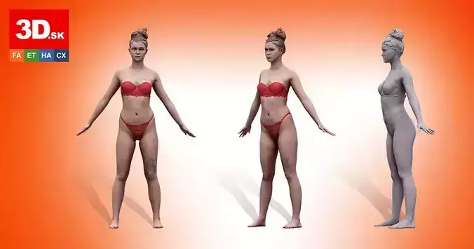 Cleaned A Pose Scan Olivia Sparkle Underwear