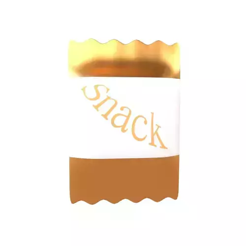 Cartoon Snack Package v1 002 Free low-poly 3D model