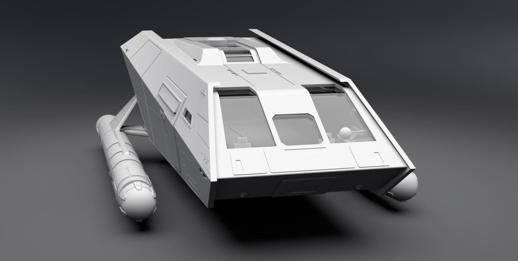SNW Galileo Shuttle scale model 3D print model_6