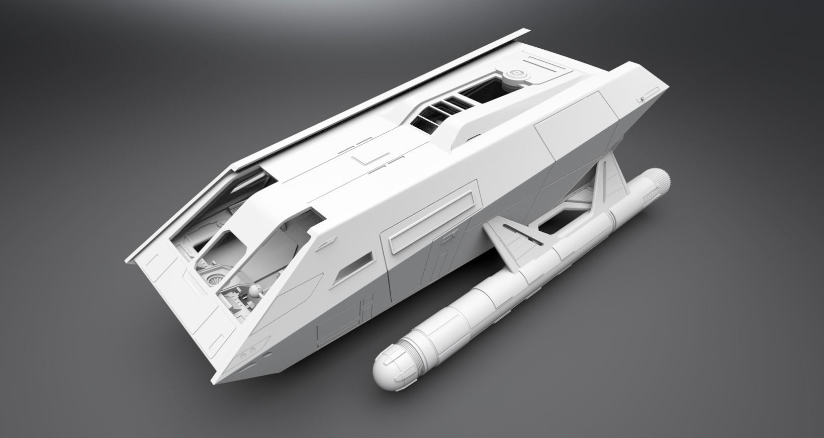 SNW Galileo Shuttle scale model 3D print model_1