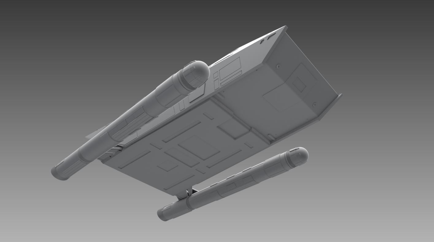 SNW Galileo Shuttle scale model 3D print model_7