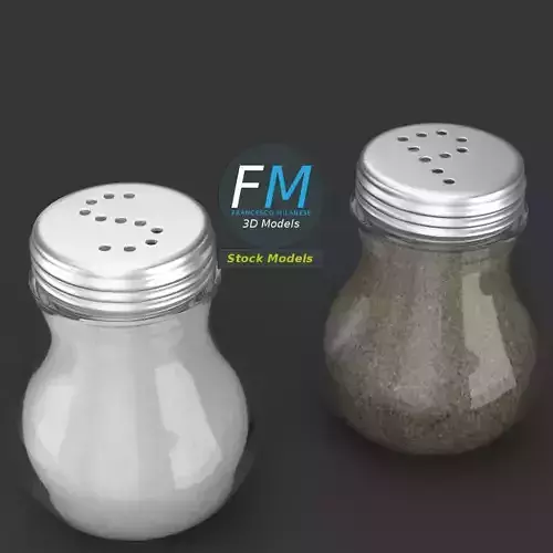 Salt and pepper 4 3D model